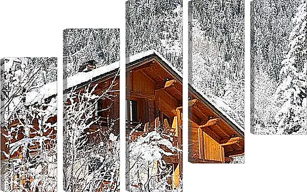 Модульная картина - Зима