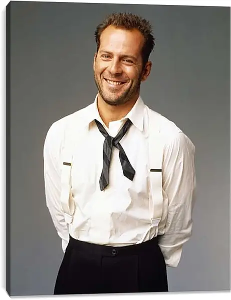 Постер на подрамнике - Брюс Уиллис. Bruce Willis