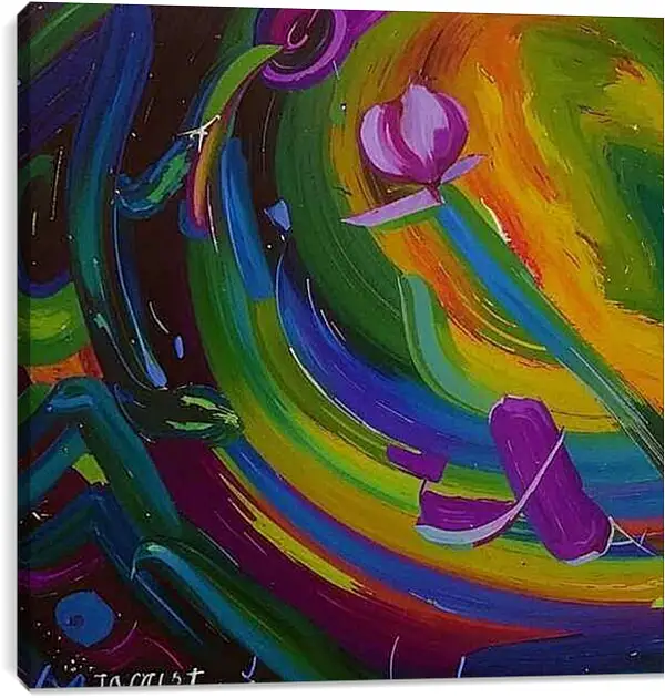 Постер на подрамнике - Абстракционизм Фантазия  6