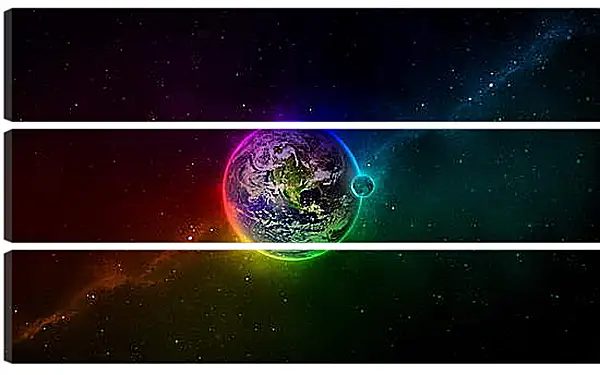 Модульная картина - Космос