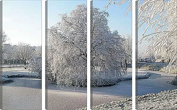 Модульная картина - Зима