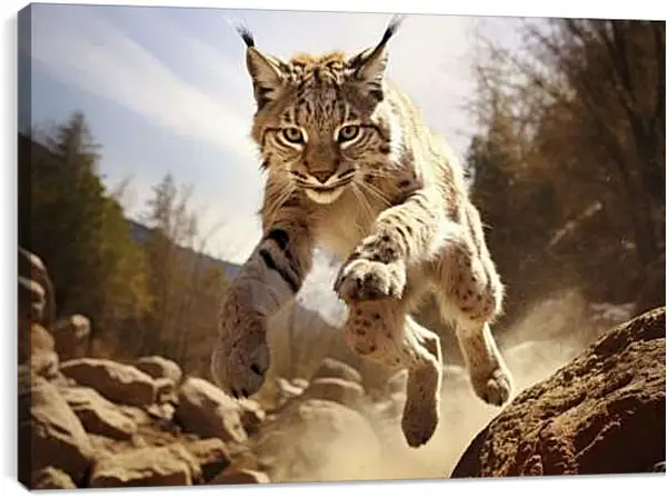 Постер на подрамнике - Рысь