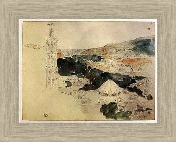 Картина в раме - Sketchbook. Эжен Делакруа