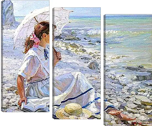 Модульная картина - На берегу