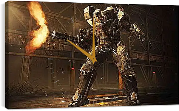 Часы картина - Call Of Duty: Advanced Warfare