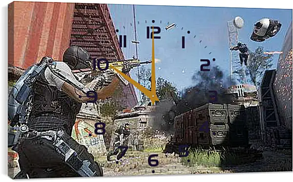 Часы картина - Call Of Duty: Advanced Warfare