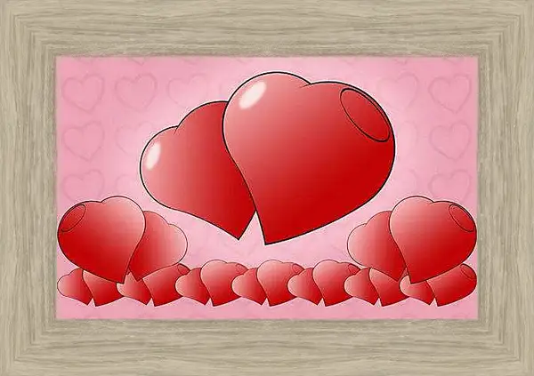 Картина в раме - Любовь