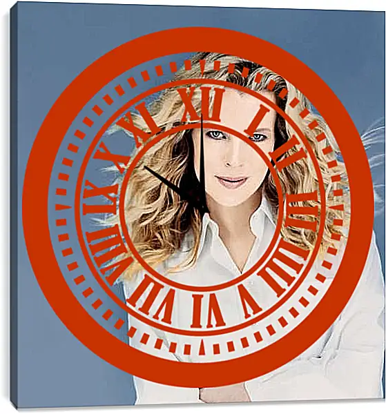 Часы картина - Ким Бейсингер. Kim Basinger