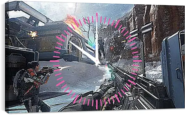 Часы картина - Call Of Duty: Advanced Warfare