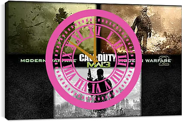 Часы картина - Call Of Duty