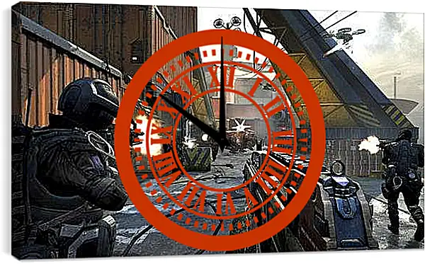 Часы картина - Call Of Duty: Black Ops II