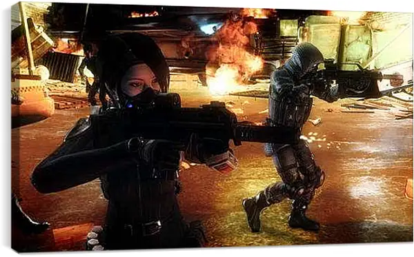 Постер на подрамнике - Resident Evil: Operation Raccoon City