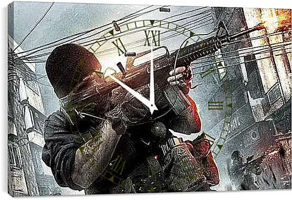 Часы картина - Call Of Duty