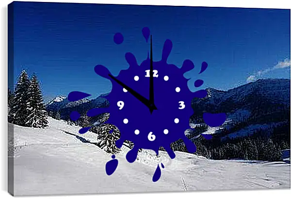 Часы картина - Природа