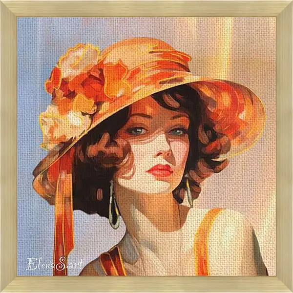 Картина в раме - Color portrait 8