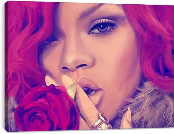 Постер на подрамнике - Рианна. Rihanna