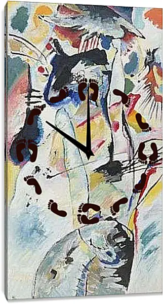 Часы картина - Panel for Edwin R. Кандинский Василий