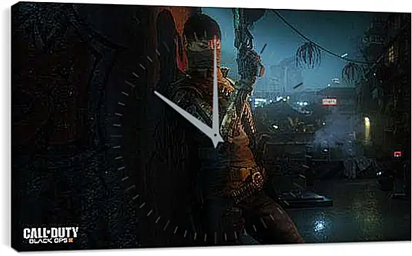 Часы картина - Call Of Duty: Black Ops III
