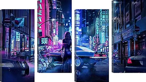Модульная картина - Cyberpunk 2077