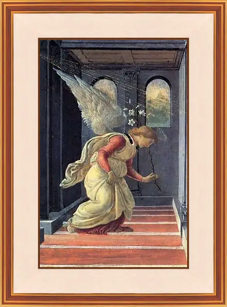 Картина в раме - The Annunciation detail (2) Сандро Боттичелли
