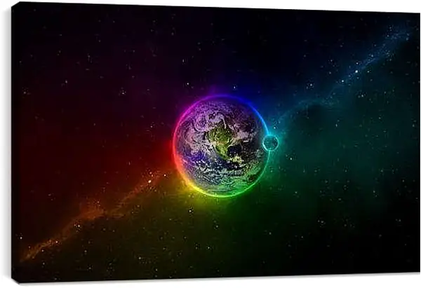 Постер на подрамнике - Космос