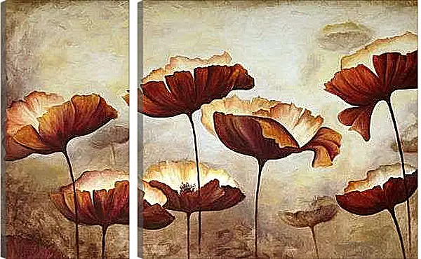 Модульная картина - Маки