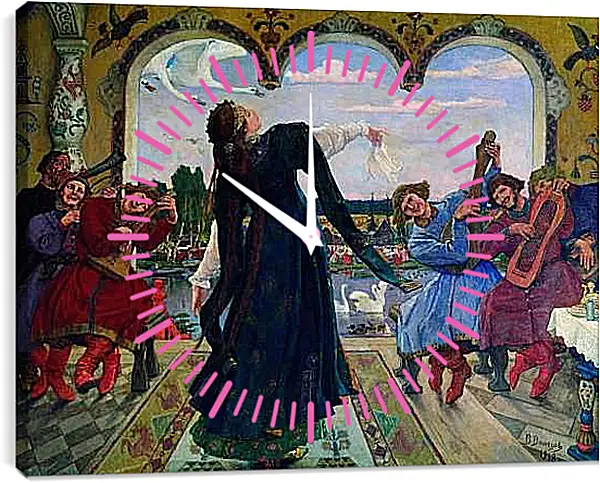 Часы картина - Царевна-лягушка. Виктор Васнецов