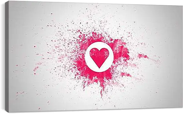 Постер на подрамнике - Любовь
