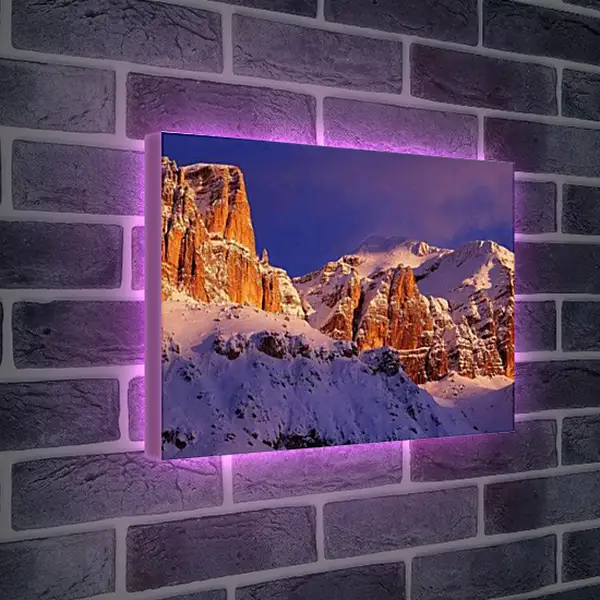 Лайтбокс световая панель - Зима