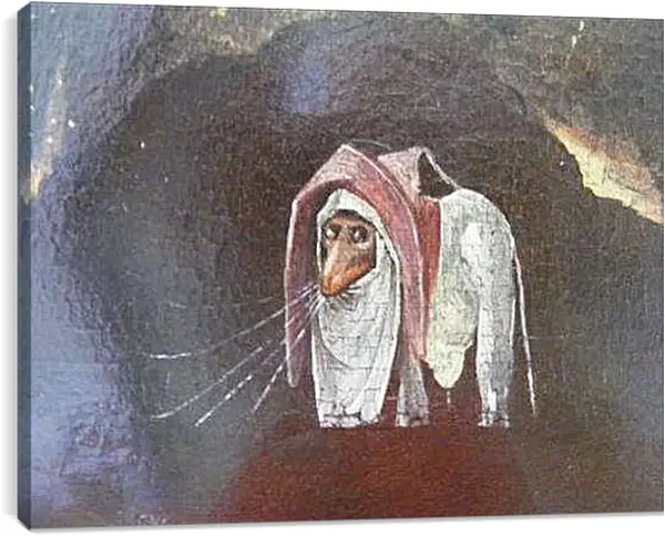 Постер на подрамнике - The Last Judgmen. Иероним Босх