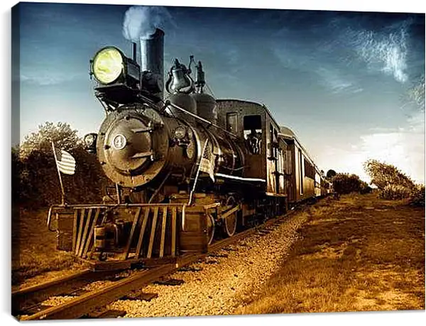 Постер на подрамнике - Поезд