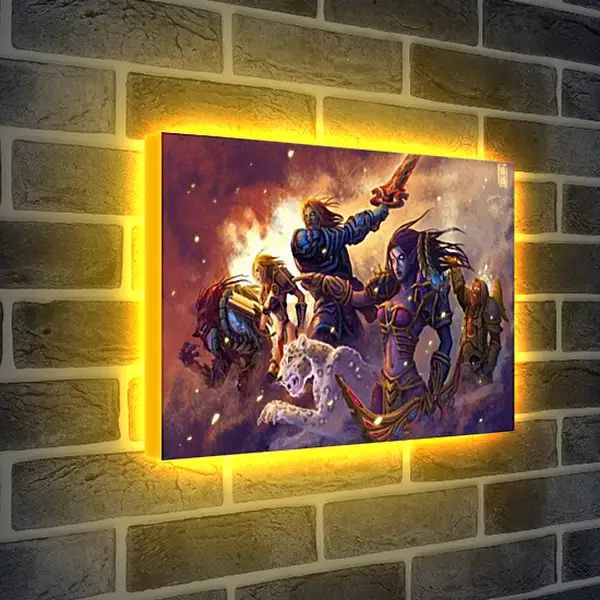 Лайтбокс световая панель - World Of Warcraft