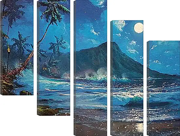 Модульная картина - Пляж