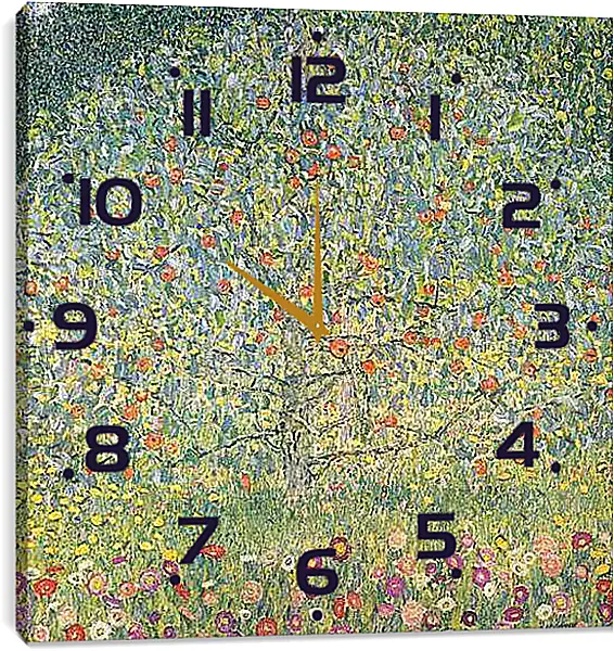 Часы картина - Apfelbaum I. Густав Климт