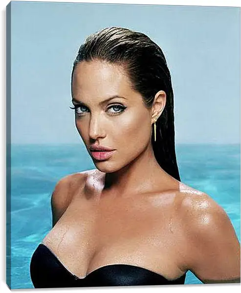 Постер на подрамнике - Angelina Jolie - Анджелина Джоли
