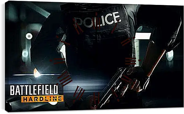Часы картина - Battlefield: Hardline