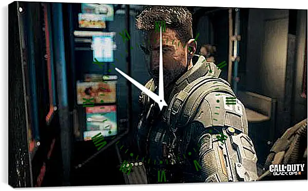 Часы картина - Call Of Duty: Black Ops III