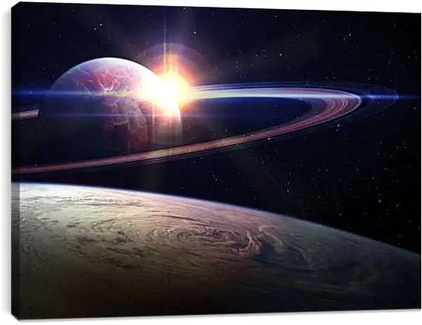 Постер на подрамнике - Космос