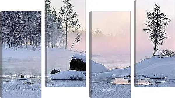 Модульная картина - Зима