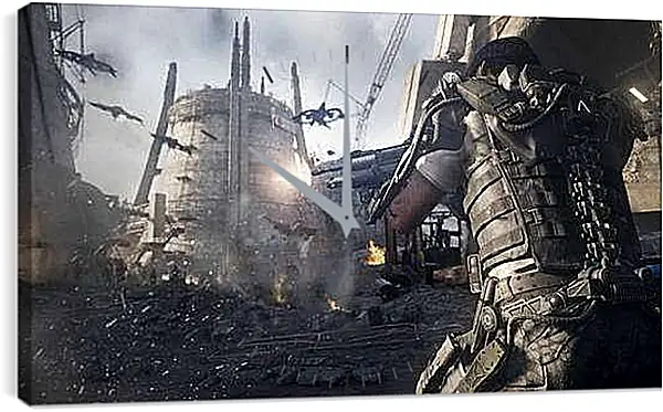 Часы картина - Call Of Duty: Advanced Warfare