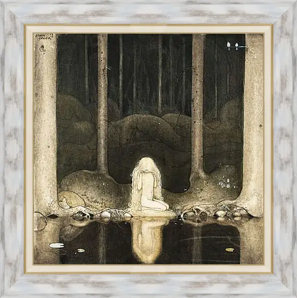 Картина в раме - Princess Tuvstarr. Принцесса Тувстарр. Йон Бауэр