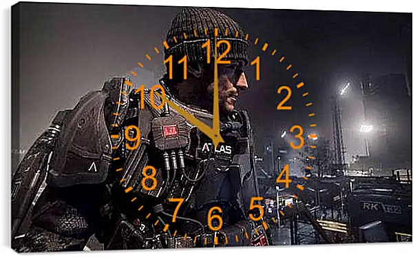 Часы картина - Call Of Duty: Advanced Warfare