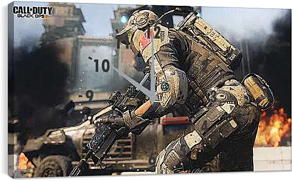 Часы картина - Call Of Duty: Black Ops III