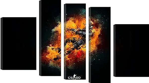 Модульная картина - CS Orange