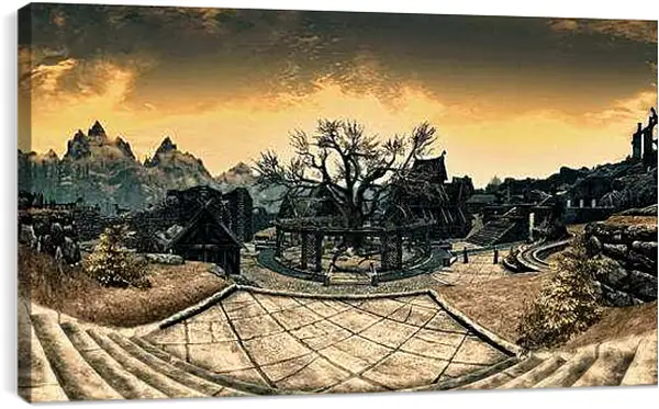 Постер на подрамнике - The Elder Scrolls V: Skyrim
