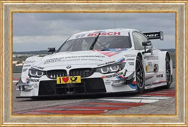 Картина в раме - BMW 4 DTM (БМВ 4 ДТМ)