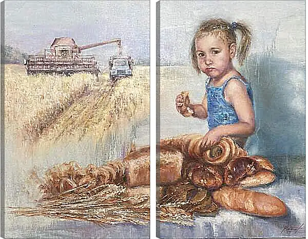 Модульная картина - Праздник хлеба