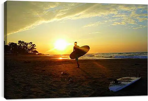 Постер на подрамнике - В лучах солнца