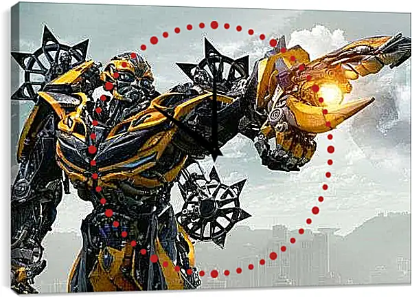 Часы картина - Трансформеры Бамблби