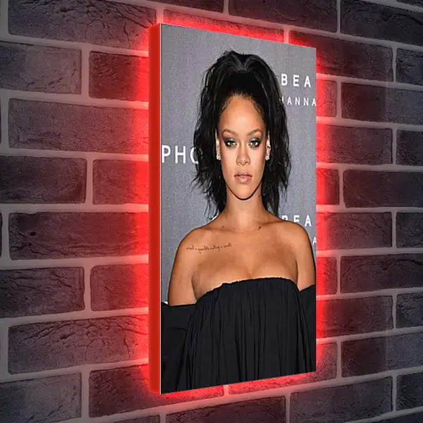 Лайтбокс световая панель - Рианна. Rihanna